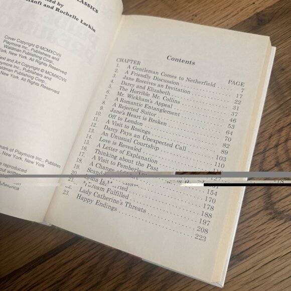 Pride and Prejudice by Jane Austen 1997 Baronet Books GREAT ILLUSTRATED CLASSICS - Picture 2 of 5